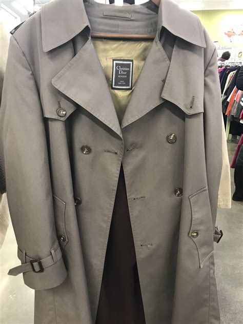 christian dior men's coat|christian dior men's trench coat.